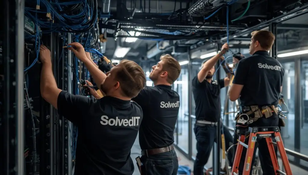 Events 17 Network cabling installation work