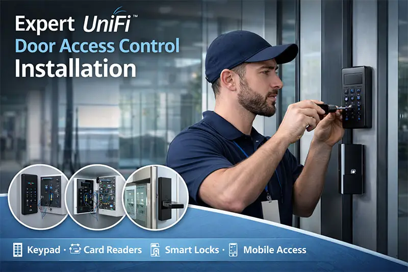 UniFi Access for NYC Offices: Keyless Door Entry Without the Subscription 1 unifi door access pro Installation