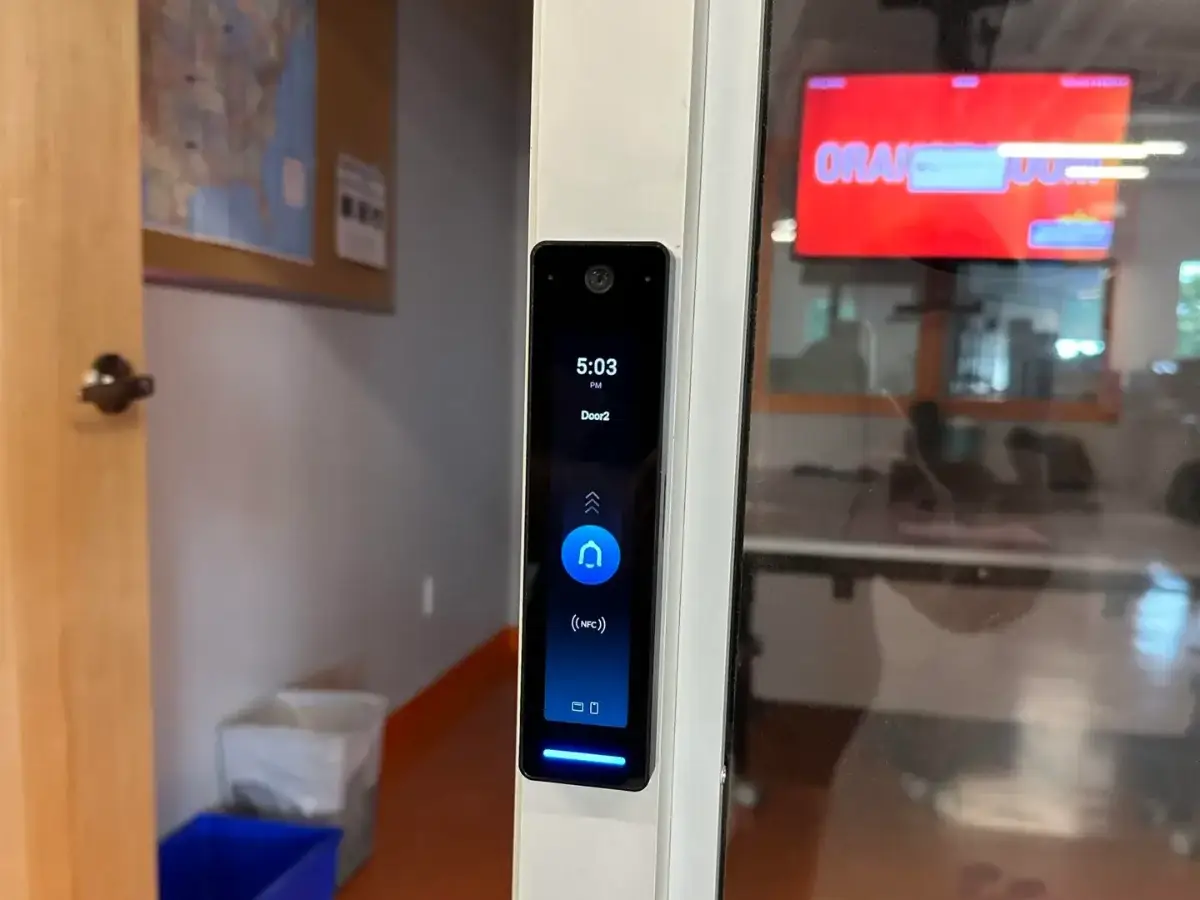 Access Control Systems NYC, NJ & CT 8 UniFi Access door reader installed by Solved IT